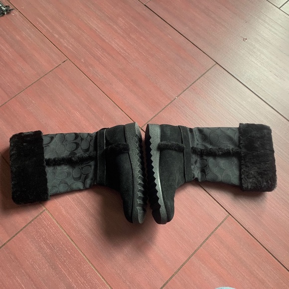 Coach suede Deeann signature boots - Picture 4 of 9